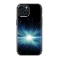 Дизайнерский силиконовый чехол для Iphone 15 Абстракции Сияние