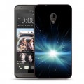 Дизайнерский пластиковый чехол для HTC Desire 700 Абстракции Сияние