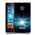 Дизайнерский пластиковый чехол для Microsoft Lumia 435 Абстракции Сияние