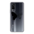 Полупрозрачный дизайнерский пластиковый чехол для Vivo Y31 прозрачные Бабочки 