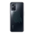 Полупрозрачный дизайнерский пластиковый чехол для Realme 9i Волки