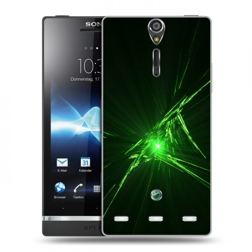 Дизайнерский пластиковый чехол для Sony Xperia S Абстракции Сияние