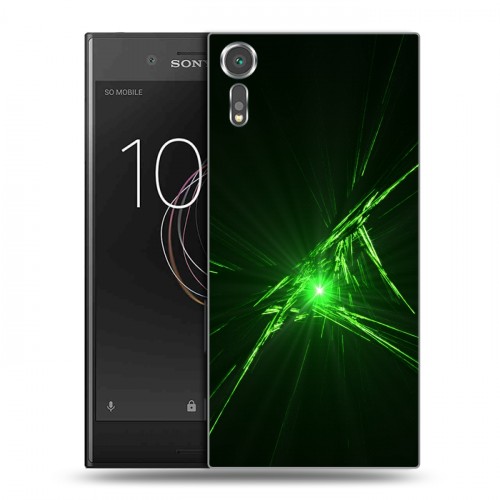 Дизайнерский пластиковый чехол для Sony Xperia XZs Абстракции Сияние