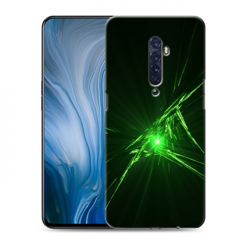 Дизайнерский пластиковый чехол для OPPO Reno2 Z Абстракции Сияние