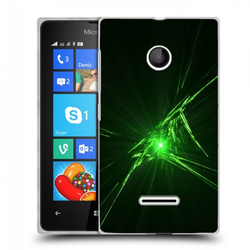 Дизайнерский пластиковый чехол для Microsoft Lumia 435 Абстракции Сияние