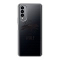 Полупрозрачный дизайнерский пластиковый чехол для Wiko T50 Волки