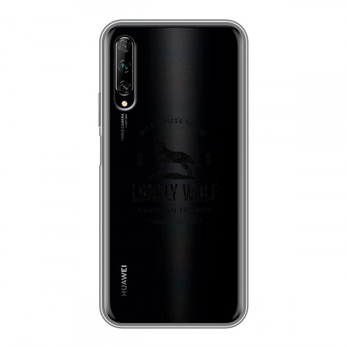 Полупрозрачный дизайнерский пластиковый чехол для Huawei Y9s Волки