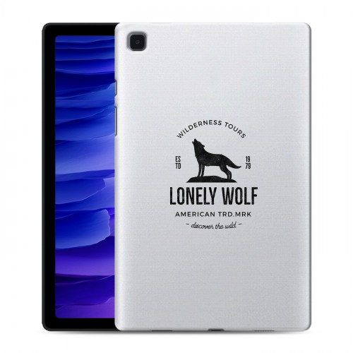 Полупрозрачный дизайнерский пластиковый чехол для Samsung Galaxy Tab A7 10.4 (2020) Волки