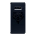 Полупрозрачный дизайнерский силиконовый чехол для Samsung Galaxy S10e Волки