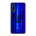 Полупрозрачный дизайнерский пластиковый чехол для Huawei Honor 20 Волки