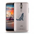 Полупрозрачный дизайнерский пластиковый чехол для ZTE Axon Mini Волки