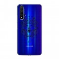 Полупрозрачный дизайнерский пластиковый чехол для Huawei Honor 20 Волки