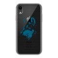 Полупрозрачный дизайнерский пластиковый чехол для Iphone Xr Волки