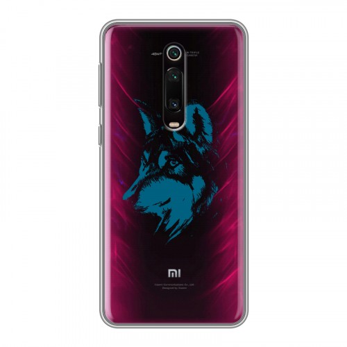 Полупрозрачный дизайнерский силиконовый чехол для Xiaomi RedMi K20 Волки