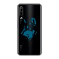 Полупрозрачный дизайнерский пластиковый чехол для Huawei Y9s Волки