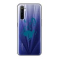 Полупрозрачный дизайнерский силиконовый чехол для Realme 6 Волки