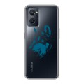 Полупрозрачный дизайнерский пластиковый чехол для Realme 9i Волки