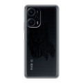 Полупрозрачный дизайнерский пластиковый чехол для XIaomi Poco F5 Волки