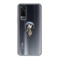 Полупрозрачный дизайнерский пластиковый чехол для Vivo Y31 Волки