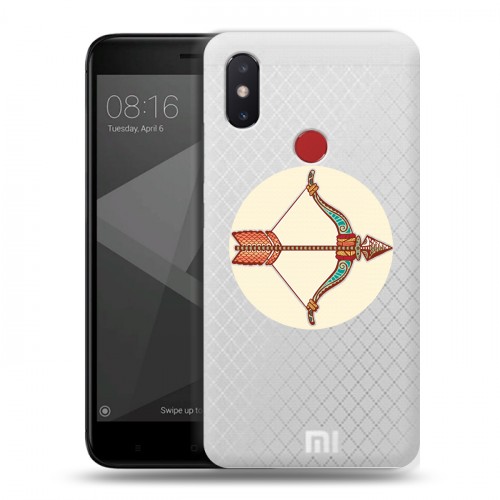 Полупрозрачный дизайнерский пластиковый чехол для Xiaomi Mi8 SE Прозрачные знаки зодиака