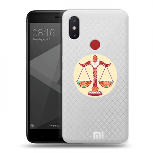 Полупрозрачный дизайнерский пластиковый чехол для Xiaomi Mi8 SE Прозрачные знаки зодиака