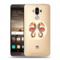 Полупрозрачный дизайнерский пластиковый чехол для Huawei Mate 9 Прозрачные знаки зодиака