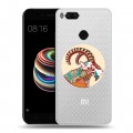 Полупрозрачный дизайнерский пластиковый чехол для Xiaomi Mi5X Прозрачные знаки зодиака