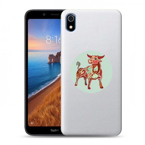 Полупрозрачный дизайнерский пластиковый чехол для Xiaomi RedMi 7A Прозрачные знаки зодиака