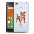 Полупрозрачный дизайнерский пластиковый чехол для Xiaomi Mi4S Прозрачные знаки зодиака