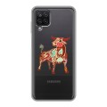 Полупрозрачный дизайнерский силиконовый чехол для Samsung Galaxy A12 Прозрачные знаки зодиака