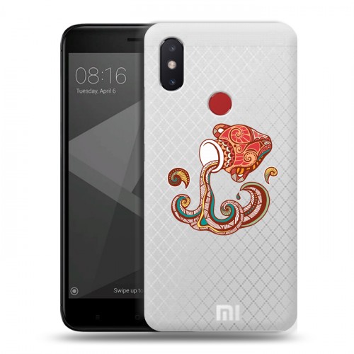 Полупрозрачный дизайнерский силиконовый чехол для Xiaomi Mi8 SE Прозрачные знаки зодиака