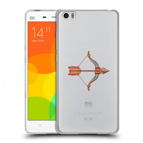 Полупрозрачный дизайнерский пластиковый чехол для Xiaomi Mi Note Прозрачные знаки зодиака