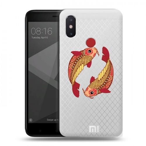 Полупрозрачный дизайнерский пластиковый чехол для Xiaomi Mi8 SE Прозрачные знаки зодиака