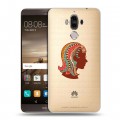 Полупрозрачный дизайнерский пластиковый чехол для Huawei Mate 9 Прозрачные знаки зодиака