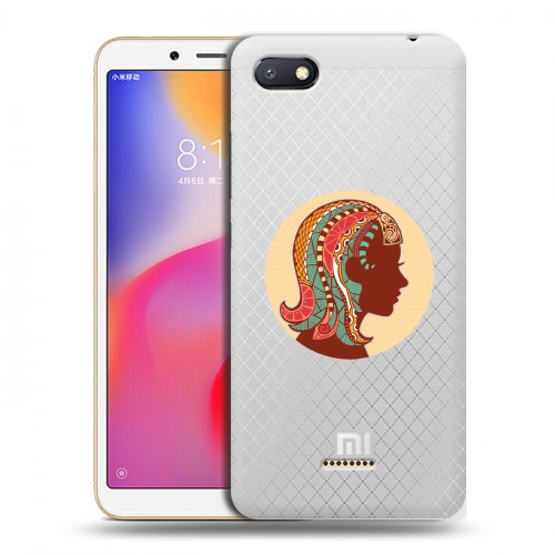 Полупрозрачный дизайнерский пластиковый чехол для Xiaomi RedMi 6A Прозрачные знаки зодиака