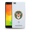 Полупрозрачный дизайнерский пластиковый чехол для Xiaomi Mi4i Прозрачные знаки зодиака