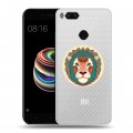 Полупрозрачный дизайнерский пластиковый чехол для Xiaomi Mi5X Прозрачные знаки зодиака