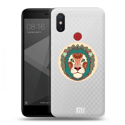 Полупрозрачный дизайнерский пластиковый чехол для Xiaomi Mi8 SE Прозрачные знаки зодиака