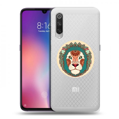 Полупрозрачный дизайнерский силиконовый с усиленными углами чехол для Xiaomi Mi9 Прозрачные знаки зодиака