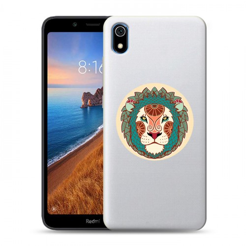 Полупрозрачный дизайнерский пластиковый чехол для Xiaomi RedMi 7A Прозрачные знаки зодиака