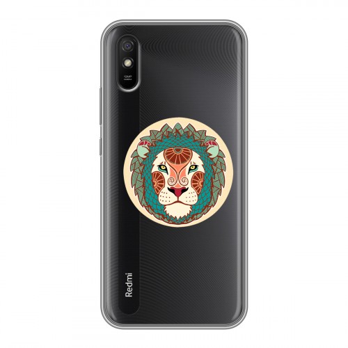 Полупрозрачный дизайнерский силиконовый чехол для Xiaomi RedMi 9A Прозрачные знаки зодиака