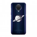 Полупрозрачный дизайнерский пластиковый чехол для Nokia G20 Космос