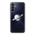 Полупрозрачный дизайнерский силиконовый чехол для Samsung Galaxy A15 Космос