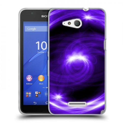 Дизайнерский пластиковый чехол для Sony Xperia E4g Абстракции Вращение