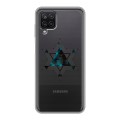 Полупрозрачный дизайнерский силиконовый чехол для Samsung Galaxy A12 Космос