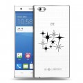 Полупрозрачный дизайнерский пластиковый чехол для ZTE Star 1 Космос