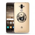 Полупрозрачный дизайнерский пластиковый чехол для Huawei Mate 9 Прозрачный космос