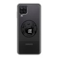 Полупрозрачный дизайнерский пластиковый чехол для Samsung Galaxy A12 Прозрачный космос