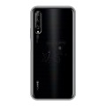 Полупрозрачный дизайнерский силиконовый чехол для Huawei Y9s Прозрачный космос