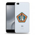 Полупрозрачный дизайнерский пластиковый чехол для Xiaomi Mi5C Прозрачный космос